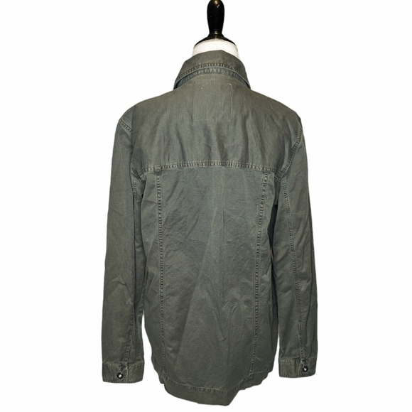 The Normal Brand Boyfriend CPO Shacket jacket military olive army green size M - Picture 4 of 9